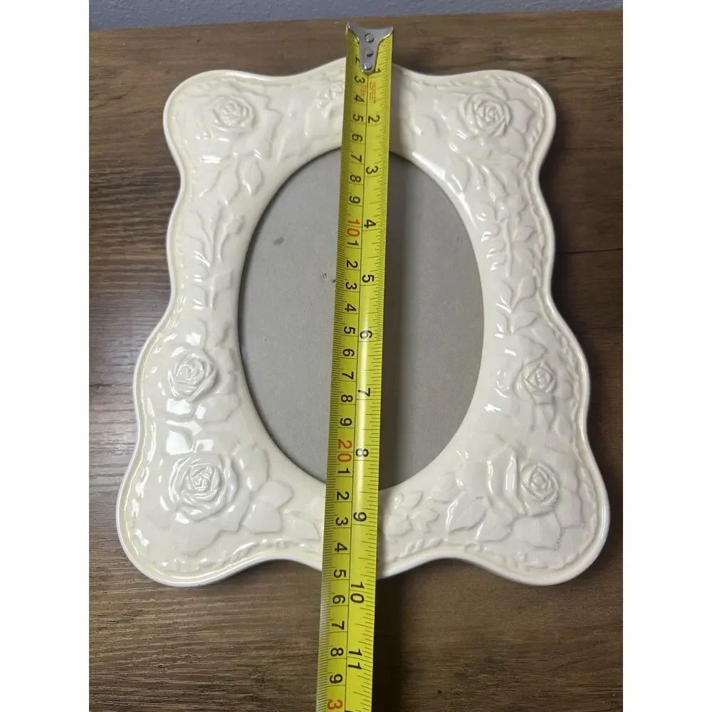 Vintage 1984 Terragrafics 3D White Rose 5